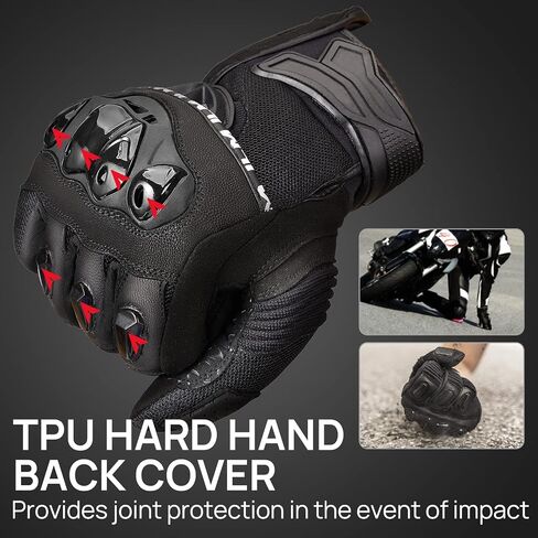 ILM Motorcycle Gloves for Men and Women Touchscreen Riding Gloves Motorbike Motocross Dirt Bike ATV Model-WD01 in Saudi Arabia