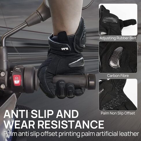ILM Motorcycle Gloves for Men and Women Touchscreen Riding Gloves Motorbike Motocross Dirt Bike ATV Model-WD01 in Saudi Arabia