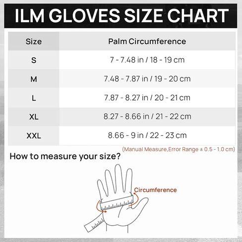 ILM Motorcycle Gloves for Men and Women Touchscreen Riding Gloves Motorbike Motocross Dirt Bike ATV Model-WD01 in Saudi Arabia