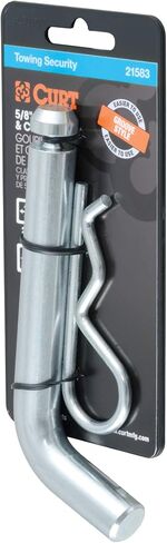 CURT 21583 دبوس ومشبك مقطورة مع رأس محزز، قطر 5/8 بوصة، يناسب جهاز استقبال 2 أو 2-1/2 بوصة in Kuwait