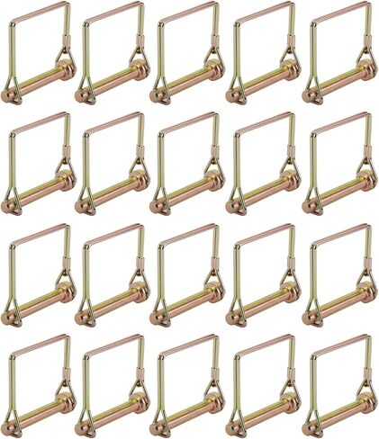 AuInn 5/16 بوصة × 2-1/4 بوصة دبوس قفل رمح سلك قفل دبوس وصلة الجرار (20) in Kuwait