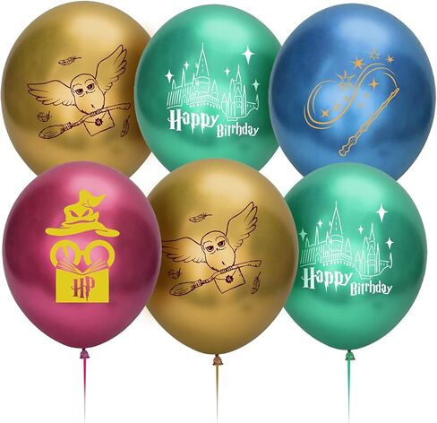 ديكورات لوازم حفلات أعياد الميلاد من Magic Wizard، تتضمن أغطية الكب كيك، وبالونات لاتكس، وخلفية عيد ميلاد سعيد ولافتة in Kuwait