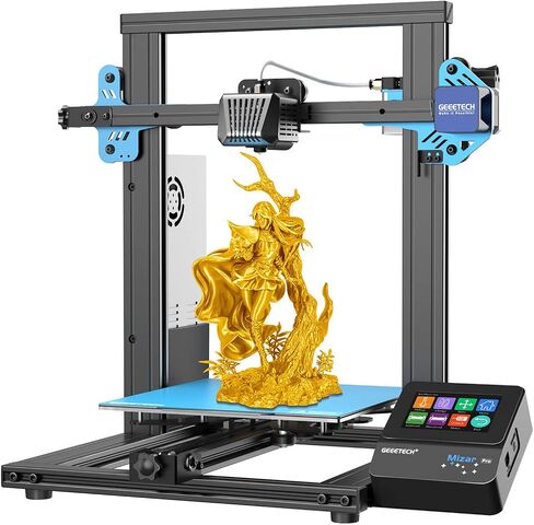 Geeetech Mizar Pro 3D Printers Support Digital Manual&Auto Leveling 3D Printer with Resume Printing Ultra Silent 3D Printers for Beginner Breakage Detection Build Size 8.7 * 8.7 * 10.2 inch in Saudi Arabia