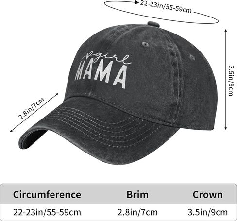 قبعة Jumsky Girl Mama قابلة للتعديل من قماش الدنيم الرياضي في الهواء الطلق قبعات بيسبول للأم Snapback in Saudi Arabia