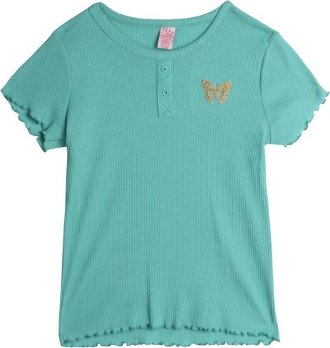 Real Love Girls' T-Shirt - 3 Pack Cute Fashion Short Sleeve Shirts - Trendy Graphic Tees - T-Shirt Multipack for Girls (7-16) in Saudi Arabia