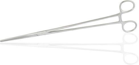 MuskalMed Straight Long Hemostat Forceps with A Stainless Steel Ratchet Locking Tweezer Tool for First Aid, Fishing, Camping, Hunting and Feeding (18 Inches) in Saudi Arabia
