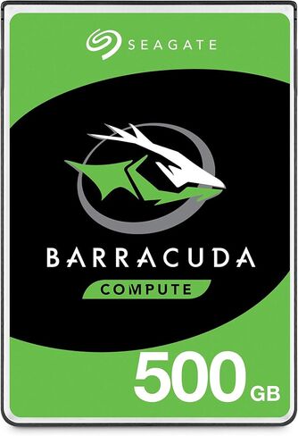 محرك الأقراص الصلبة الداخلي Seagate BarraCuda سعة 500 جيجابايت - 2.5 بوصة SATA 6 جيجابايت/ثانية 5400 دورة في الدقيقة 128 ميجابايت ذاكرة تخزين مؤقت للكمبيوتر المحمول - عبوة خالية من الإحباط (ST500LM030) (متجدد) in Saudi Arabia