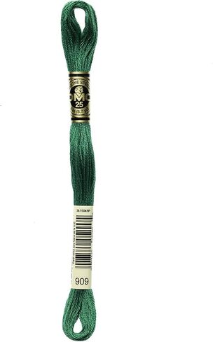 Generic DMC 6-Strand Embroidery Cotton Bundle - Emerald Green Color Family - 5 Skeins of Thread - 8.7yd Skeins in Saudi Arabia