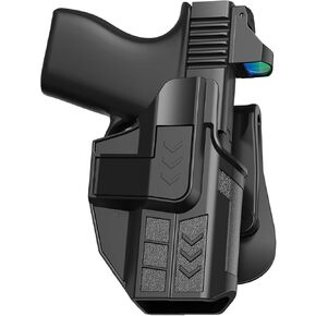 حافظة OWB لـ Glock 43x MOS، حافظة مسدس بصرية جاهزة تناسب Glock 43 43X 48، 60 حافظة مسدس قابلة للتعديل - اليد اليمنى in Kuwait