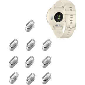 10 عبوات من واقي منفذ الشاحن لـ Garmin vivoactive 6، BOVUGAC TPU سدادات غبار مضادة للغبار متوافقة مع Garmin vivoactive 6 - أبيض شفاف in Kuwait