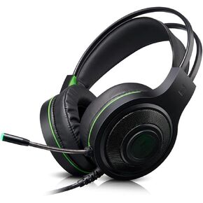 Head Set E-Sports Gaming -Ultralight Gaming Headset, Lightweight Aluminum Frame - Bendable Cardioid Microphone - for PC, PS4, PS5, Mobile - Black in Saudi Arabia