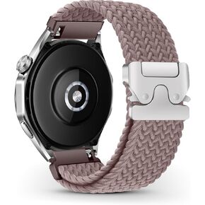 حزام من النايلون لـ Amazfit Bip 6/Bip 5/Balance 2/GTR 4/GTR 3 Pro Bands قابل للتنفس 22 مم حزام رياضي من النايلون المنسوج لـ Garmin Venu 4 45 مم /Venu 3 /Forerunner 570 47 مم /Forerunner 265 in Kuwait