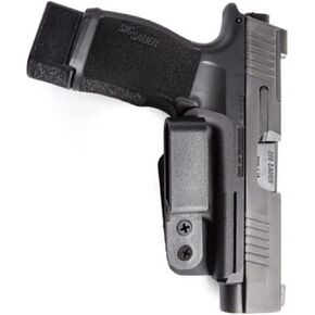 تكنا كليب الحد الأدنى IWB الحافظة يمكن استخدامه بكلتا اليدين Sig Sauer P365 Kydex أسود in Kuwait