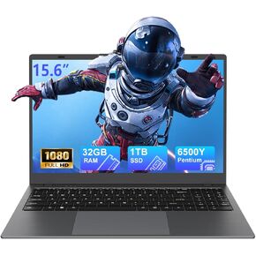 كمبيوتر محمول، ذاكرة الوصول العشوائي 32 جيجا بايت SSD، 1 تيرابايت SSD، كمبيوتر محمول 15.6 بوصة FHD، معالج Pentium Gold 6500Y (يصل إلى 3.4 جيجا هرتز)، ثنائي النوع C، BT5.0، USB3.2، HDMI، أجهزة كمبيوتر محمولة للأعمال والعمل in Kuwait
