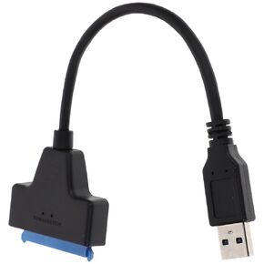 محول USB لكابل القرص الصلب ATA التسلسلي 5 بوصة لمحول نقل بيانات SSD خارجي متوافق مع أجهزة الكمبيوتر المحمول وأجهزة الكمبيوتر المكتبية in Kuwait
