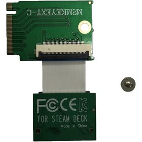 for Steam Deck LCD Handheld Device Conversion 2230 to 2230 2242 2260 2280 SSD Hard Drive Expansion High Capacity Board Adapter 90 Degree NVME M.2 PCIe 3.0 Gold Finger FPC Flex Cable Converter in Saudi Arabia