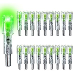 18 قطعة Nocks مضاءة لسهام القوس والنشاب بقطر داخلي .252 .285 .297 .300 .305 ، نقرات أسهم Led عالية الوضوح ، نقرات مضيئة على شكل نصف قمر لصيد الرماية. in Kuwait