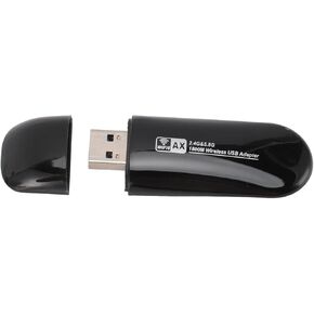 محول SUNGOOYUE USB3.0 WiFi 6 عالي السرعة AX1800M ثنائي النطاق 1800 ميجابت في الثانية بطاقة WiFi لـ 11 10، إعداد سهل لأجهزة الكمبيوتر المكتبية وأجهزة الكمبيوتر المحمولة in Kuwait