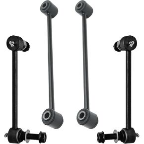 محور ديترويت - 4 قطع قضبان Sway لـ 2001-2003 BMW 525i 530i، 1997-2000 BMW 528i، 4 استبدال وصلات نهاية قضيب التثبيت الأمامي والخلفي in Kuwait
