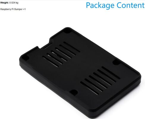 Official for Raspberry Pi 5 Bumper Protection Cover Case, One-Piece Flexible Silicone Rubber Bumper, Reserved Mounting Holes On The Bottom @XYGStudy in Saudi Arabia
