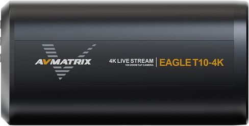 AVMATRIX Eagle T10-4K 4K Live Streaming Camera, 10X Optical Zoom ToF Autofocus, 75.4° Wide, USB3.0 & HDMI Out, 1080P60/2160P30, Portrait/Landscape for OBS Zoom Teams YouTube Twitch Facebook in Saudi Arabia