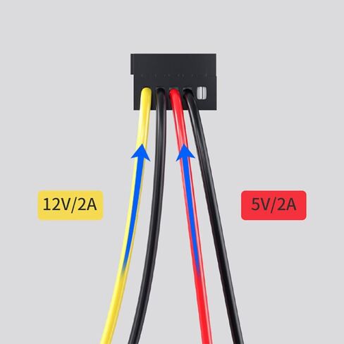 كابل محول الإمداد التسلسلي NOLITOY محول 4-pin إلى 15-pin لمحركات الأقراص الصلبة مقاس 3.5/2.5 بوصة ومحركات الأقراص الضوئية المتوافقة مع أجهزة الكمبيوتر HDD SSD in Kuwait