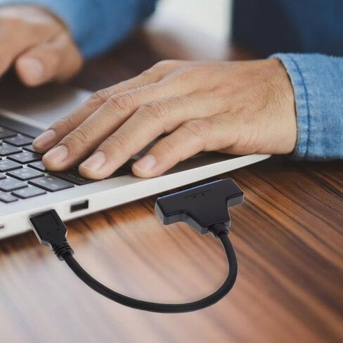 BESPORTBLE 5-inch Serial Ata Hard Drive Converter Cable USB Adapter for External SSD Storage Device Data Transfer Compatible with Laptop Desktop Storage Devices in Kuwait