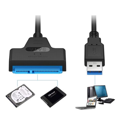 HOMSFOU 5 Inch Serial Ata Hard Drive Converter Cable with Data Transfer Function for External SSD Storage Devices Compatible with Laptop and Desktop Computers in Saudi Arabia