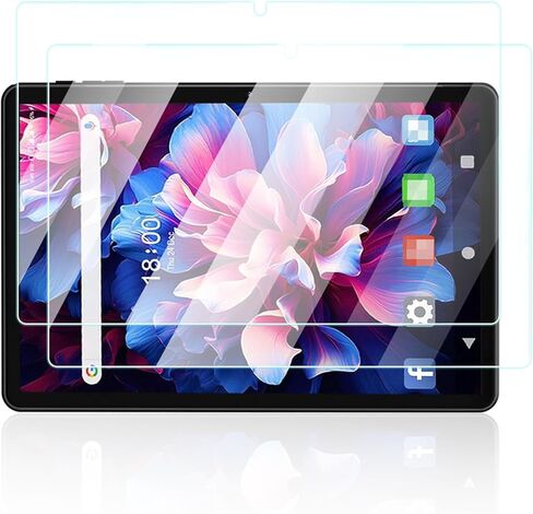 واقي شاشة لجهاز ZONKO Tab D126 Pro مقاس 11 بوصة، جهاز لوحي Android 14، مضاد للخدش بصلابة 9H حساسة للمس، حواف مستديرة 2.5D خالية من الفقاعات، سهل التركيب، عبوتان. in Kuwait
