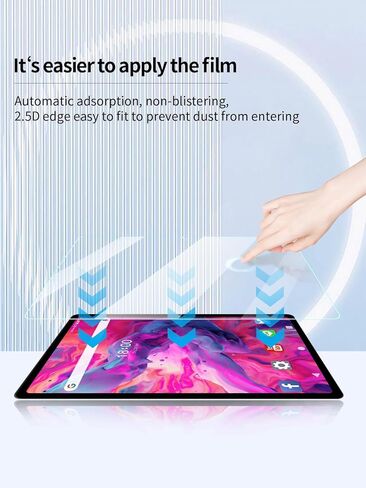 واقي شاشة لجهاز EITOMIN D115 Android 13 مقاس 10 بوصة، مضاد للخدش 9H حساس للمس، حواف مستديرة 2.5D خالية من الفقاعات، سهل التركيب، عبوتان. in Kuwait