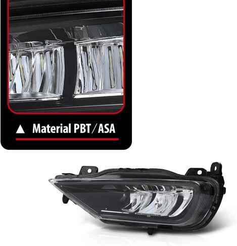 DOTCOM Fog Light Front Bumper Lamp Right Side Compatible with Volvo XC90 XC60 S90 V90 2016-2024 31395866 Black in Saudi Arabia
