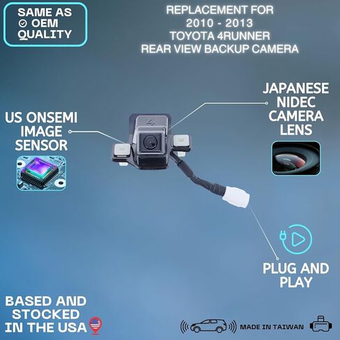 Backup Camera Replaces for 2010-2013 Toyota 4Runner OE Part # 86790-35050 in Saudi Arabia