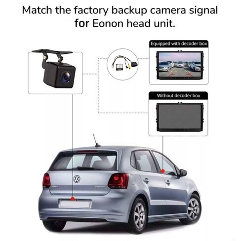 Camera Rear View Backup Camera Decoder Box Replacement for Volkswagen in Saudi Arabia