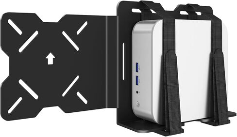 Universal Mount for Geekom Mini PC Mount, for Geekom A6, A5, ‎A8, AX8 Max,A9, IT13 Mini PC, Vesa Mount/Connect VESA Arm, Mounts on The Back of a Monitor with Screws, Black in Kuwait