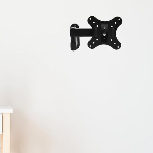 2pcs Wall Mount Monitor Stand Adjustable Tilt Swivel Bracket for Screens Space-Saving Elevated Display Holder for Home Office Classroom in Saudi Arabia