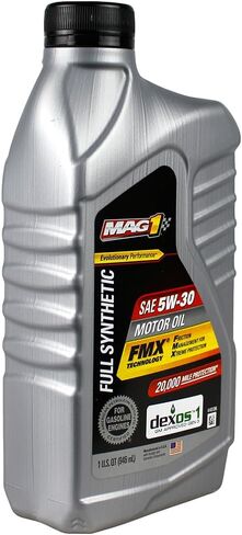 MAG1 61790 Full Synthetic 5W-30 SN Motor Oil - 1 Quart Bottle Clear in Saudi Arabia