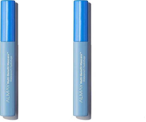 Waterproof Mascara by Almay, Multi-Benefit Eye Makeup, Ophthalmologist Tested, Fragrance-Free, Hypoallergenic, Black, 0.24 Oz in Saudi Arabia