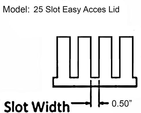 Electriduct 2U 25 Slot Easy Access Lid Cable Manager (أصابع بلاستيكية / قاعدة معدنية وغطاء) نظام إدارة الأسلاك لحامل الخادم in Kuwait