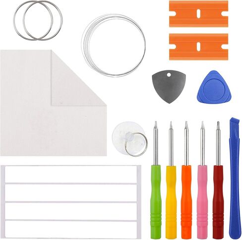New Front Glass Panel for Samsung Galaxy A36 SM-A366E,SM-A366U,6.7" Front Outer Lens Glass Screen Replacement with OCA Repair Tools Kit-No LCD Screen and Touch Digitizer in Saudi Arabia
