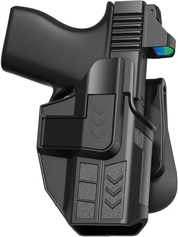 حافظة OWB لـ Glock 43x MOS، حافظة مسدس بصرية جاهزة تناسب Glock 43 43X 48، 60 حافظة مسدس قابلة للتعديل - اليد اليمنى in Kuwait
