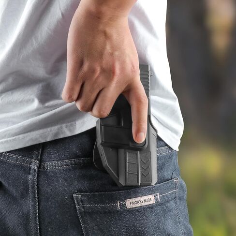 حافظة OWB لـ Glock 43x MOS، حافظة مسدس بصرية جاهزة تناسب Glock 43 43X 48، 60 حافظة مسدس قابلة للتعديل - اليد اليمنى in Kuwait