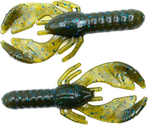 طُعم صيد السمك من Beasty Bug Jr Ned Rig Crawfish Finesse Bass من البلاستيك الناعم 20 قيراط 2.8 بوصة in Kuwait
