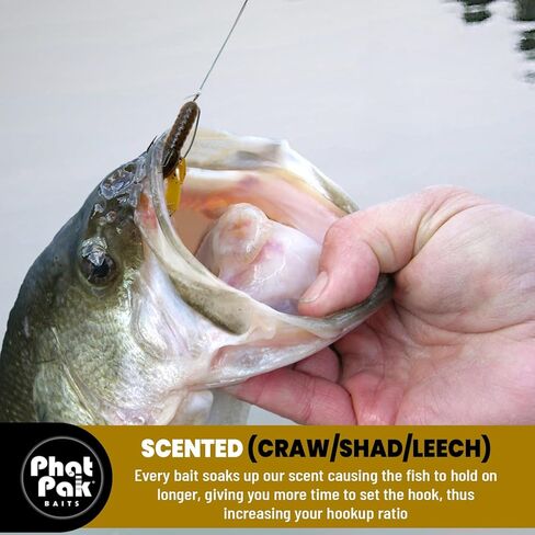 طُعم صيد السمك من Beasty Bug Jr Ned Rig Crawfish Finesse Bass من البلاستيك الناعم 20 قيراط 2.8 بوصة in Kuwait