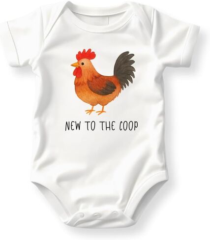تي شيرت للأطفال الصغار من New to the Coop Chicken، تي شيرت للأطفال الصغار - زي مزرعة لطيف للديك للأطفال in Kuwait
