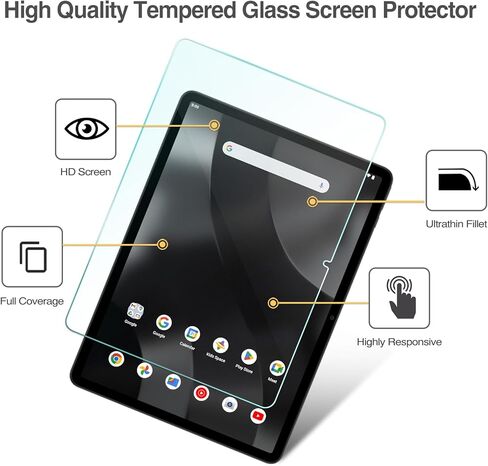ProCase Rosegold Case and Screen Protector Bundle for Onn. 11" Tablet Pro 2024, Slim Stand Smart Cover and 2-Pack Tempered Glass Screen Protector in Saudi Arabia