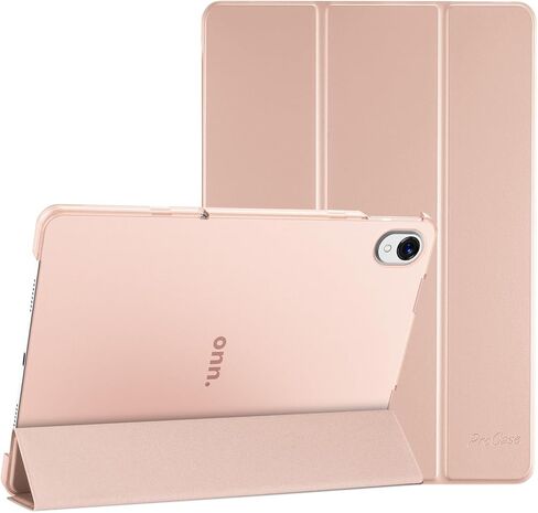 ProCase Rosegold Case and Screen Protector Bundle for Onn. 11" Tablet Pro 2024, Slim Stand Smart Cover and 2-Pack Tempered Glass Screen Protector in Saudi Arabia