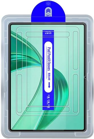 Tempered Glass Screen Protector Transparent Compatible for Samsung Galaxy Tab A9+/A9 Plus 11.0", with Auto-Alignment Tool in Saudi Arabia
