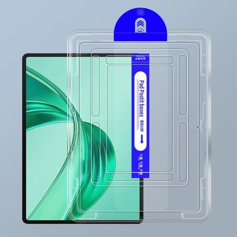 Tempered Glass Screen Protector Transparent Compatible for Samsung Galaxy Tab A9+/A9 Plus 11.0", with Auto-Alignment Tool in Saudi Arabia