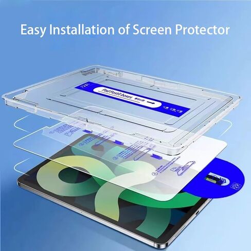 Tempered Glass Screen Protector Transparent Compatible for Samsung Galaxy Tab A9+/A9 Plus 11.0", with Auto-Alignment Tool in Saudi Arabia