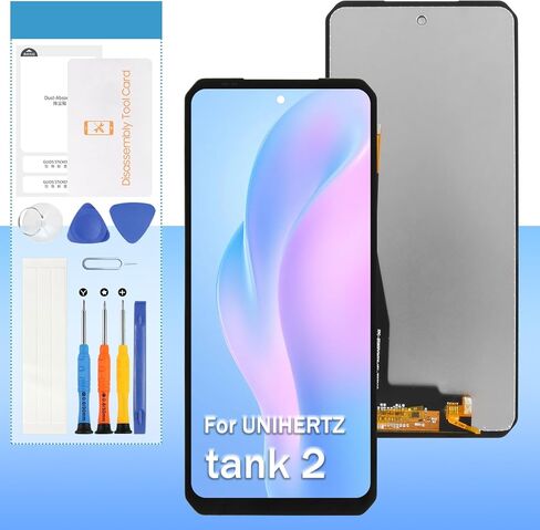 Screen Replacement for Unihertz Tank 2 8849 LCD Display Touch Digitizer Assembly with Tools in Saudi Arabia